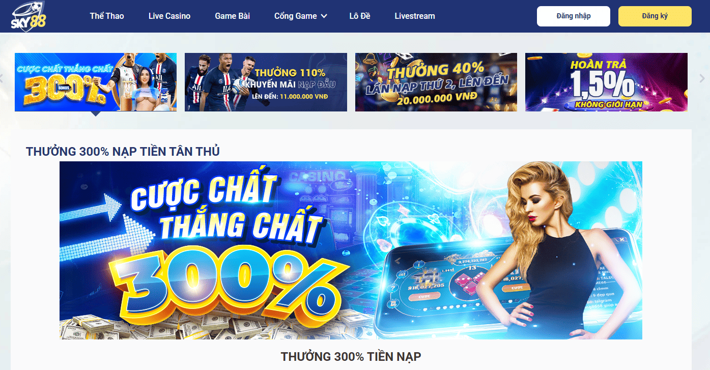 Ưu điểm thu hút khách hàng của SKY88 là gì?